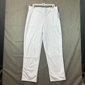 Champro Men's Standard Triple Crown 2.0 Open Bottom Baseball Pants, XL White